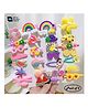 Ortis Unicorn Rainbow Flower Butterfly Hair Clip 14 Pins - Multicolour (Pack of 2)