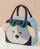 Butterthief  Blue Cat Printed Insulated Leak Proof Lunch Box Bag for School Kids - Color May Vary