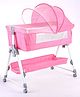  Bassinet With Mosquito Net & Storage - Pink