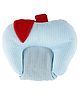 VOIDROP Apple Shape Soft Fabric New Born Baby Head Shaping Pillow with Mustard Seeds/Baby Rai Pillow for 0-12 Months Blue