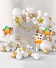 Décor Mantra Ultimate Birthday Bash Kit: Cake Foil Balloon, Happy Birthday Cut Banner & More for Boys, Girls, and Kids Indoors & Outdoors - Pack of 35