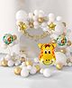 Decor Mantra's Ultimate Birthday Decoration Kit: Giraffe Foil Balloon Arch, Metallic Balloons, Confetti Balloons & More for Boys, Girls, and Kids - Indoor & Outdoor Fun - Pack of 35