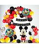 Decor Mantra: Mickey Mouse Foil Balloon 5-Piece Set and More - Perfect Birthday Decoration Kit for Boys, Girls, and Kids Indoors and Outdoors - Pack of 66