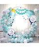 Decor Mantra's Ultimate Birthday Decoration Kit: It's a Boy Celebrate with Foil Balloons, Pastel Balloons, and More - Pack of 46