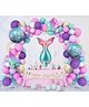 Decor Mantra's Ultimate Birthday Decoration Kit: Tail Foil Balloon 5-Piece Set, Happy Birthday Cut Banner and More for Boys, Girls, and Kids Indoors or Outdoors - Pack of 65