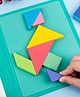 Ji and Ja Tangram Magnetic Puzzle Book Game Tangrams Jigsaw Shapes Dissection with Solution Questions Traveler Challenge IQ Educational Toy for Kids and Adult