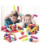ARCADE TOYS Colourful Magnetic Sticks & Ball 3D Construction Building Blocks Set for Kids 128 pcs- Colour may vary