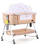 Bassinet With Mosquito Net & Storage - Beige