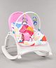 Play Nation Portable Baby Rocker With Music Snoothing Vibration & Feeding Tray with Toys-Pink
