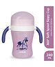 LuvLap 360° Soft Spout Baby Trainer Sipper, 240ml, Leakproof & Spillproof, Dual Handle, BPA-Free, Ergonomic Design, Purple