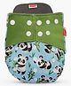 LuvLap Reusable Baby Cloth Diaper, Double Leak Guard, High Absorption, Quick Dry, Stain-Proof Comfort & Protection, Adjustable Waist & Height, Insert  Blue Panda