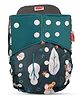 LuvLap Reusable Baby Cloth Diaper, Double Leak Guard, High Absorption, Quick Dry, Stain-Proof Comfort & Protection, Adjustable Waist & Height, Insert  Green Bunny