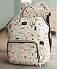 LuvLap Multifunctional Waterproof Diaper Bag-Backpack/Tote, Premium Oxford, Large Storage with 15 Pockets, Blue All-Over Print