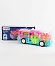 AKN TOYS Multifunctional Musical Toy Bus with Mechanical Gears Simulation - (colour may vary)