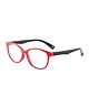 SYGA Children's Anti-Blue Light Glasses Anti-Radiation Computer Eye Protection Goggles Suitable For Age 4 to 12 Years old (Red)
