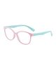 SYGA Children's Anti-Blue Light Glasses Anti-Radiation Computer Eye Protection Goggles Suitable For Age 4 to 12 Years old (Pink)