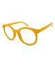 SYGA  Woman's Anti-Blue Light Radiation Ins High-Value Plain Glasses (Orange)