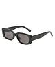 SYGA Women's Retro Small-Frame Square Sunglasses, Personalized Cross-Border Style Sunglasses (Black)