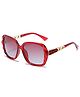 SYGA Women's Sunglasses Oversized Spherical Goggles with Anti-Fog and UV Protection (Red)