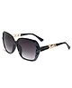 SYGA Women's Sunglasses Oversized Spherical Goggles with Anti-Fog and UV Protection (Black)