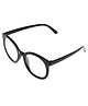 SYGA Women Anti-Blue Light Plain Glasses Large Frame Arrow Style Myopia Glasses (Black)