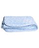THE LITTLE LOOKERS Baby Blanket - Soft and Breathable Baby Wrapper, Swaddle for New Born Baby/Infants - Blue