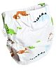 THE LITTLE LOOKERS Potty Training Pants for Babies I Reusable & Waterproof Pull up Underwear | Cloth Diaper for Babies-White Dino (1 Year - 2 Years) (Pack of 1)