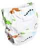 THE LITTLE LOOKERS Potty Training Pants for Babies I Reusable & Waterproof Pull up Underwear | Cloth Diaper for Babies-White Dino (2 Year - 3 Years) (Pack of 1)