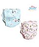 THE LITTLE LOOKERS Potty Training Pants for Babies I Reusable & Waterproof Pull up Underwear | Cloth Diaper for Babies-Blue & Pink - Large (2 Years - 3 Years) (Pack of 2)