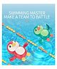 OPINA Swimming Penguin Wind Up Bath Toys Pack of 2 - (Color May Vary)