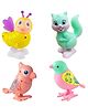 OPINA  Key Operated Wind-up Toy With 360 Degree Rotating Head Pack of 4- (Random Design & Color)