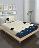 Filymore Cute Good night Printed Single bedsheet with 1 pillow cover-good night