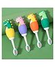 AKN TOYS Toothbrush Comfortable to Use Deep Cleaning Dense Bristle Animal Design Funny Children Toothbrush (colour may vary )