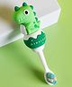 AKN TOYS Dino Shape Microfiber Soft Bristles Toothbrush with Travel Case for Kids  (colour may vary )