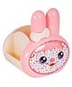 AKN TOYS Cute Bunny Design Pen & pencil Holder , Desktop Stationery Organizer , 3 Compartments (colour may vary )