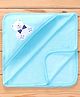 Child World Terry Knit Towel & Wrappers Teddy Patch L 80 x B 80 cm - Blue