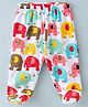 Child World Interlock Full Length Bootie Legging With Elephant Print - White & Blue