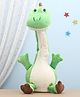 Aarohi Toys Dancing Angry Dino Musical Soft Toy Green - Height 31.5 cm