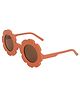Kidofash Round Flower UV Protected Sunglasses - Red