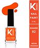 KINDED Nail Paint Long Stay Nail Polish Glossy Finish 02 Neon Orange - 9 ml