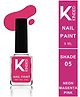 KINDED Nail Paint Long Stay Nail Polish Glossy Finish 05 Neon Magenta Pink - 9 ml