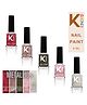 KINDED Nail Paint Long Stay Nail Polish Combo of 5 Metallic Shades 06 to 10 - 9 ml each