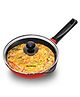 Hawkins Nonstick Induction Compatible Die Cast Frying Pan With Glass Lid, 22 cm