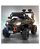 Baybee Roger Electric Rechargeable Battery Operated Jeep Car for Kids with LED Light Remote Control & Music (Grey)