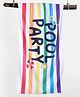 Pine Kids Cotton Woven Towel with Text Print L 124.5 x B 61 cm - Multicolour