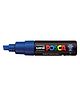 Uniball Posca PC-8K 8.0 mm Bold Point Chisel Shaped Marker Pen, Blue Ink, Pack of 1
