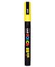 Uniball Posca 3M 0.9 mm-1.3 mm Bullet Shaped Marker Pen, Yellow Ink, Pack of 1