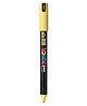 Uniball Posca PC-1MR 0.7 mm Extra Fine Tip Markers, Yellow Ink, Pack of 1