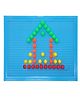VGRASSP 200 Pcs Mushroom Nail Platter Creative Game Toy For Children With Plastic Board And Colorful Nail Blocks - Endless Imagination And Creativity - Color As Per Stock