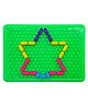 VGRASSP DIY Building Block Platter Creative Toy With Plastic Board And 80+ Colorful Two Pin Blocks - Make Your Own Designs, Endless Imagination And Creativity - Color As Per Stock